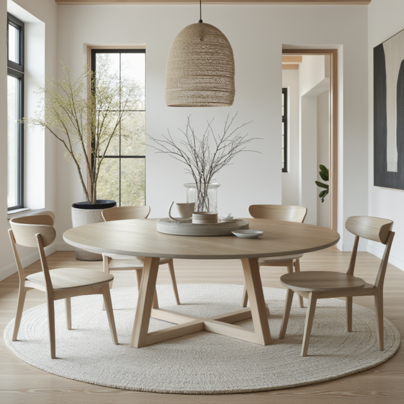 custom hardwood dining table