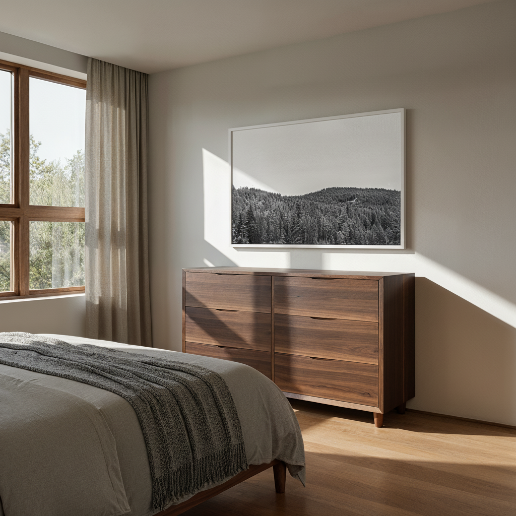 Rocky Mountain Treeline Canvas Print - "Winter's Embrace"