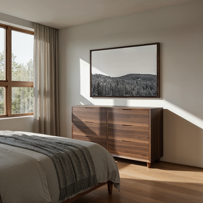 Rocky Mountain Treeline Canvas Print - "Winter's Embrace"