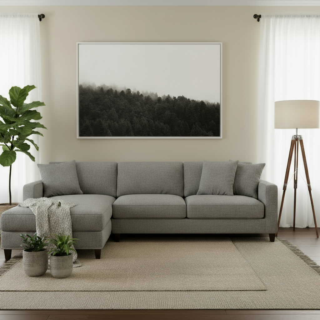 Crescent City Treeline Canvas Print - "Foggy Mornings"