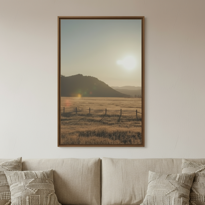 Grand Teton Meadow Canvas Print - "Golden Dawn"