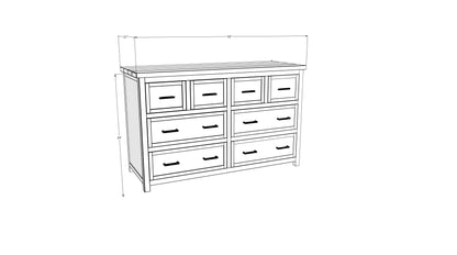 Analisa Shaker Style 8-Drawer Dresser
