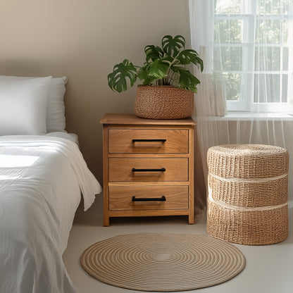 Analisa 3-Drawer Nightstand