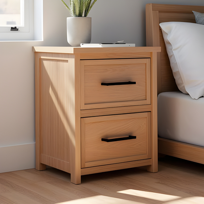 Analisa Shaker Style 2-Drawer Nightstand