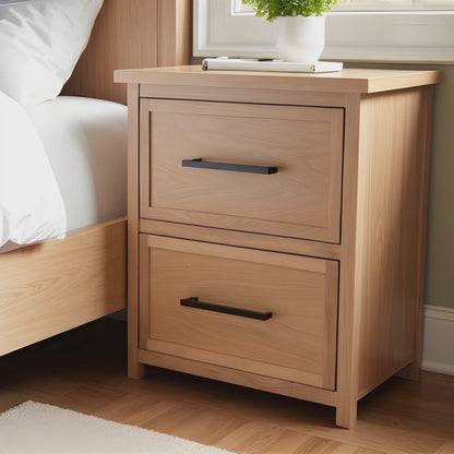 Analisa Shaker Style 2-Drawer Nightstand